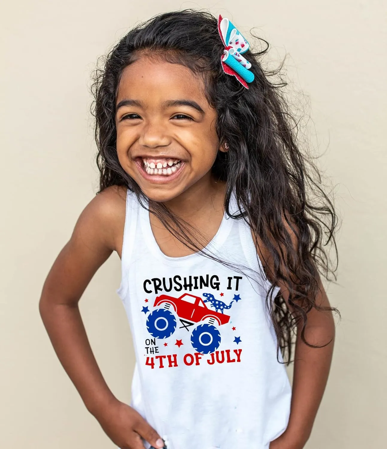 4th of July Tank Tops Boys Girls American Flag Shirts Kids Patriotic USA T-Shirt Cotton Sleeveless Tees Tops 1-7T