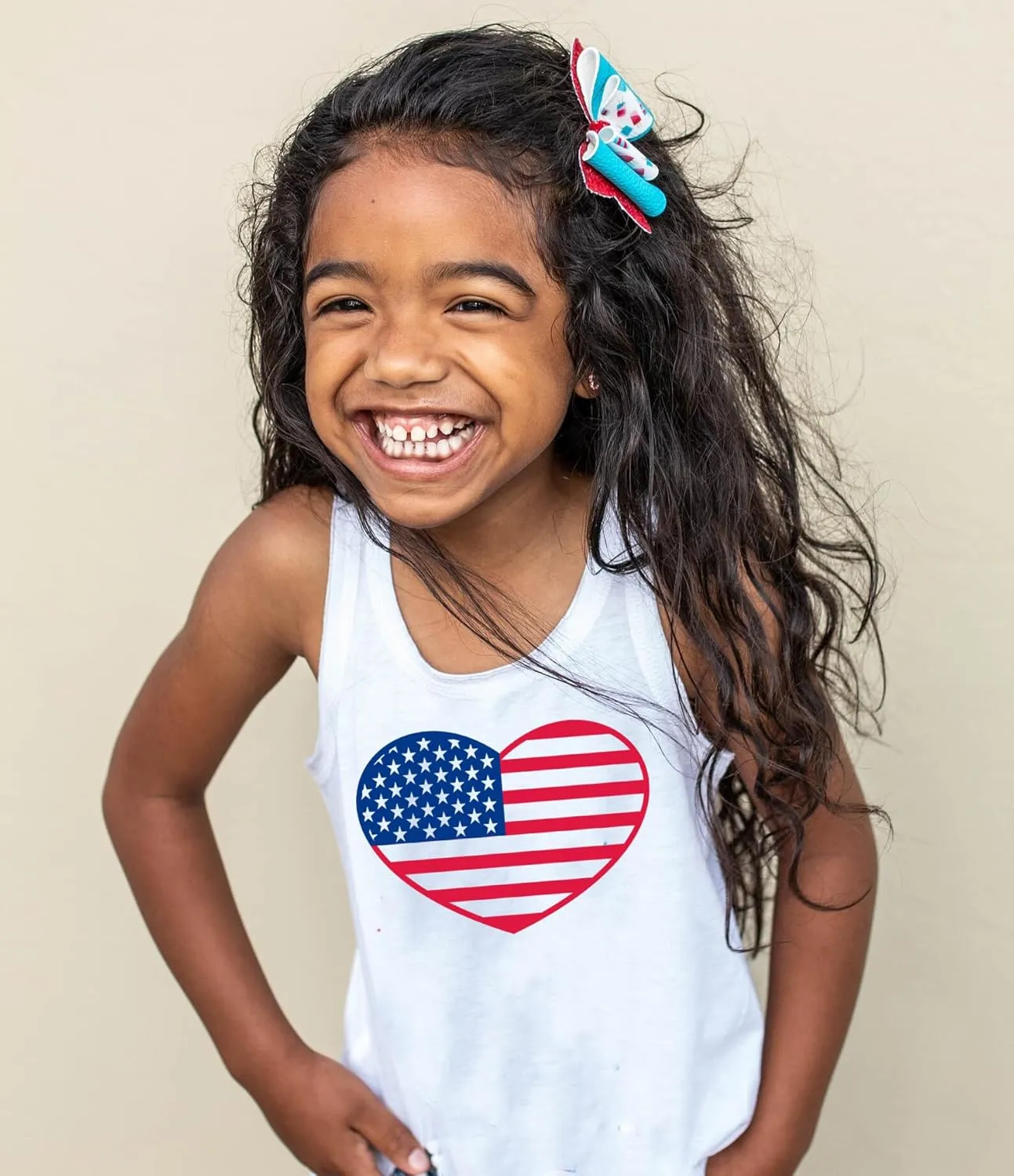 4th of July Tank Tops Boys Girls American Flag Shirts Kids Patriotic USA T-Shirt Cotton Sleeveless Tees Tops 1-7T