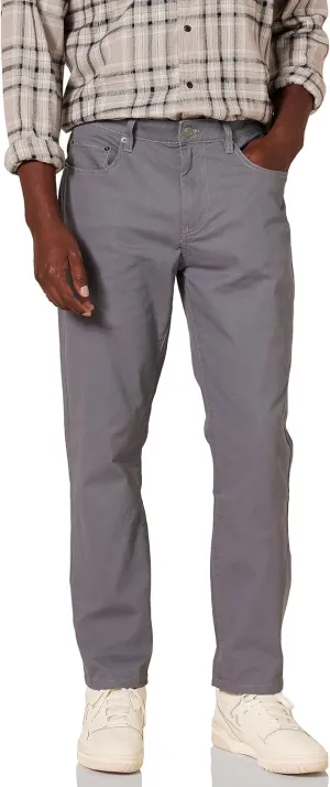 Amazon Essentials Men's Athletic-Fit Pants, 5-Pocket Stretch Twill Work, Big & Tall