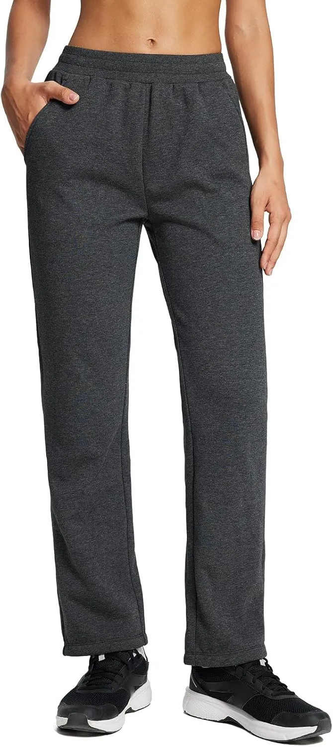 baleaf Women's Pants with Zipper Pockets Stretch Golf Pants High Waist Travel Athletic Work Casual UPF50 