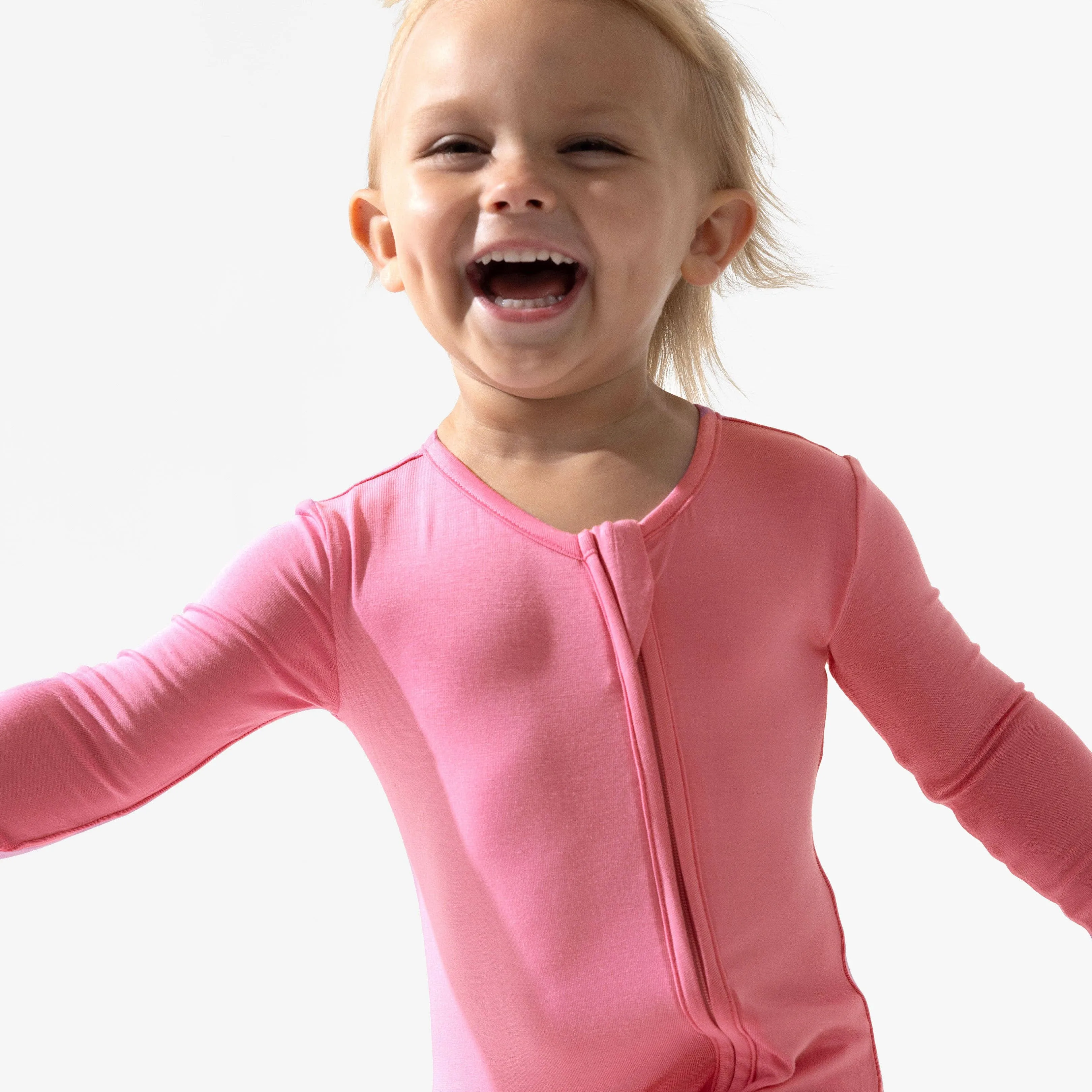 Bamboo Convertible Footie - Bubblegum Pink