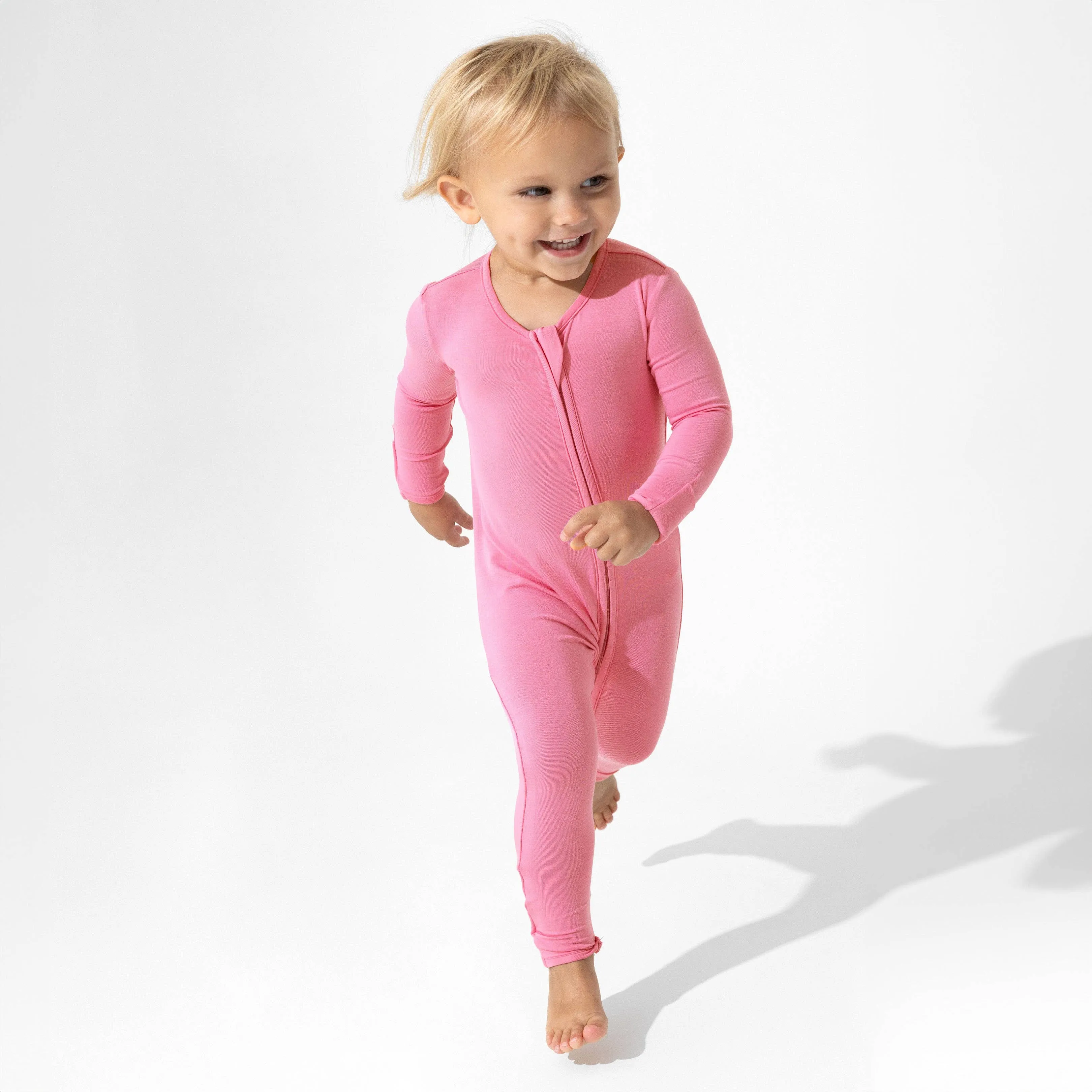 Bamboo Convertible Footie - Bubblegum Pink