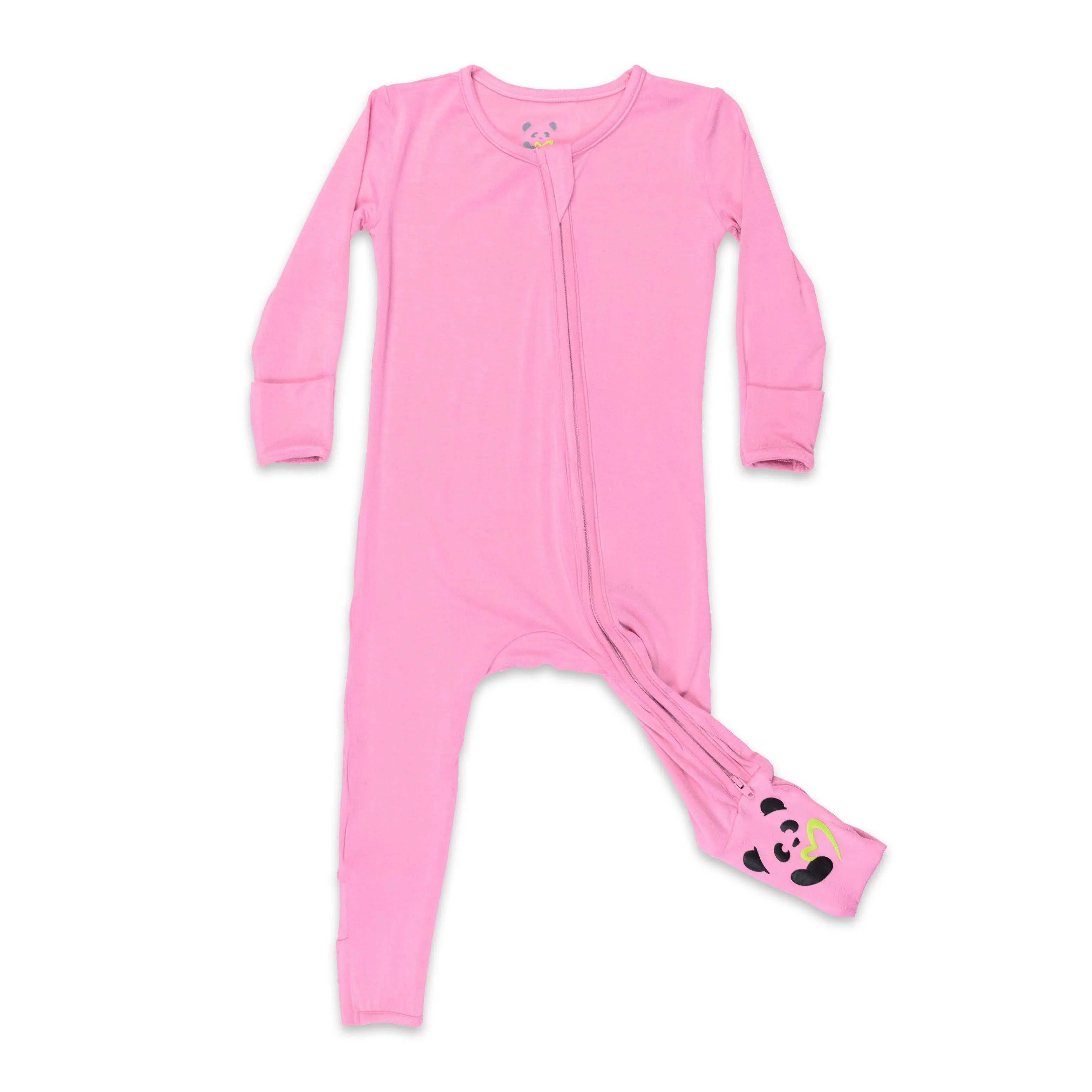Bamboo Convertible Footie - Bubblegum Pink