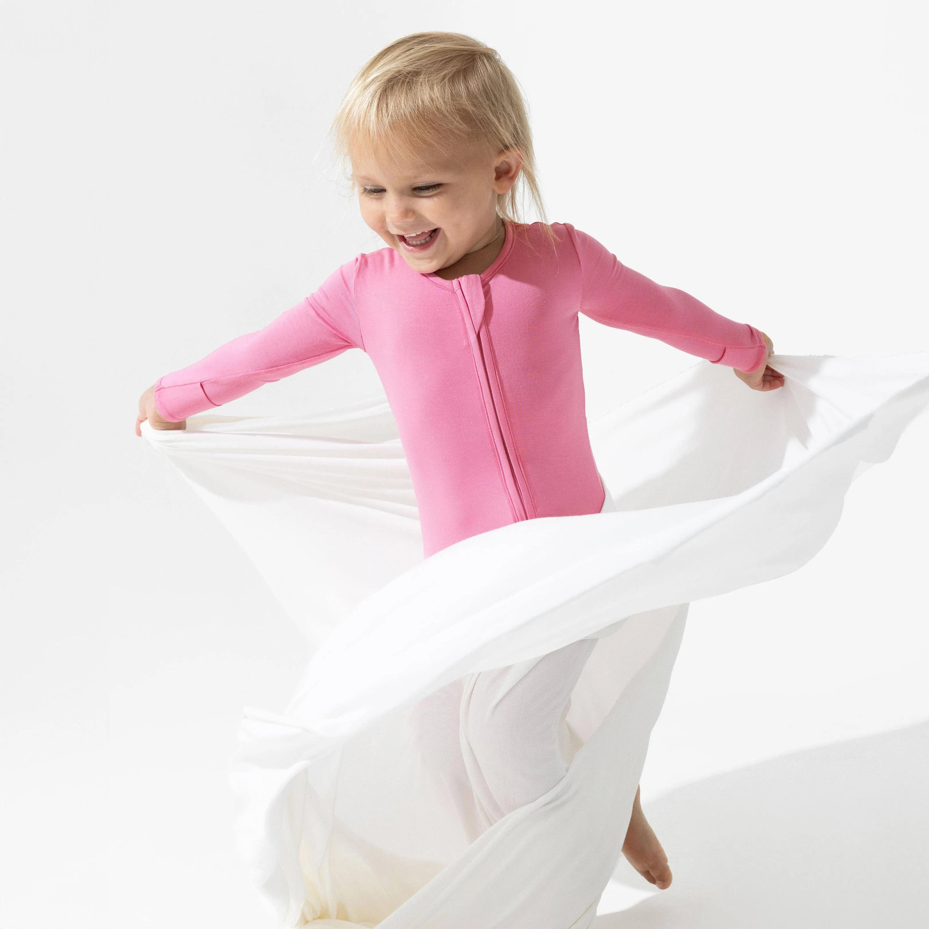 Bamboo Convertible Footie - Bubblegum Pink