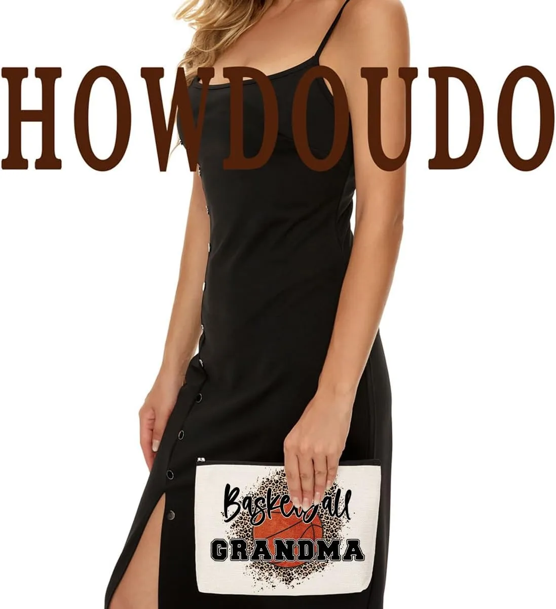 Basketball Gifts Grandma Gifts Makeup Bag Toiletry Travel Bag Cosmetic Bag for Grandmother Women Nana Mom Coach Team Lovers Her Friend Basketball Party Favors Christmas Mothers Day Birthday Gifts