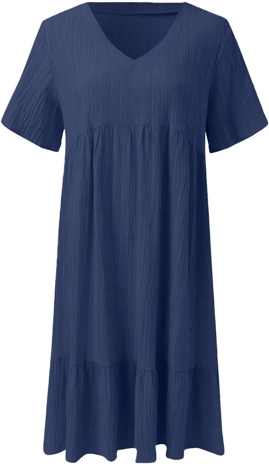Beach Dresses for Women,2025 Summer V Neck Sleeveless Mini Dresses Ruffle a Line Short Dress Boho Flowy Sundress