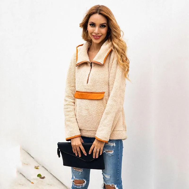BrideLily Going out Regular Hooded Fur Coats