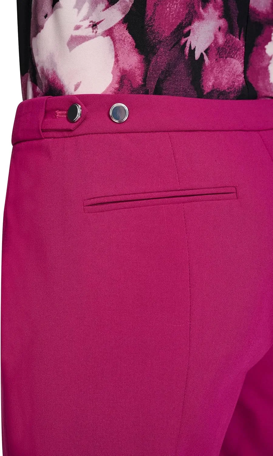 Calvin Klein Women's Infinite Stretch 3/4 Buttoned Sleeves Suits Blazer