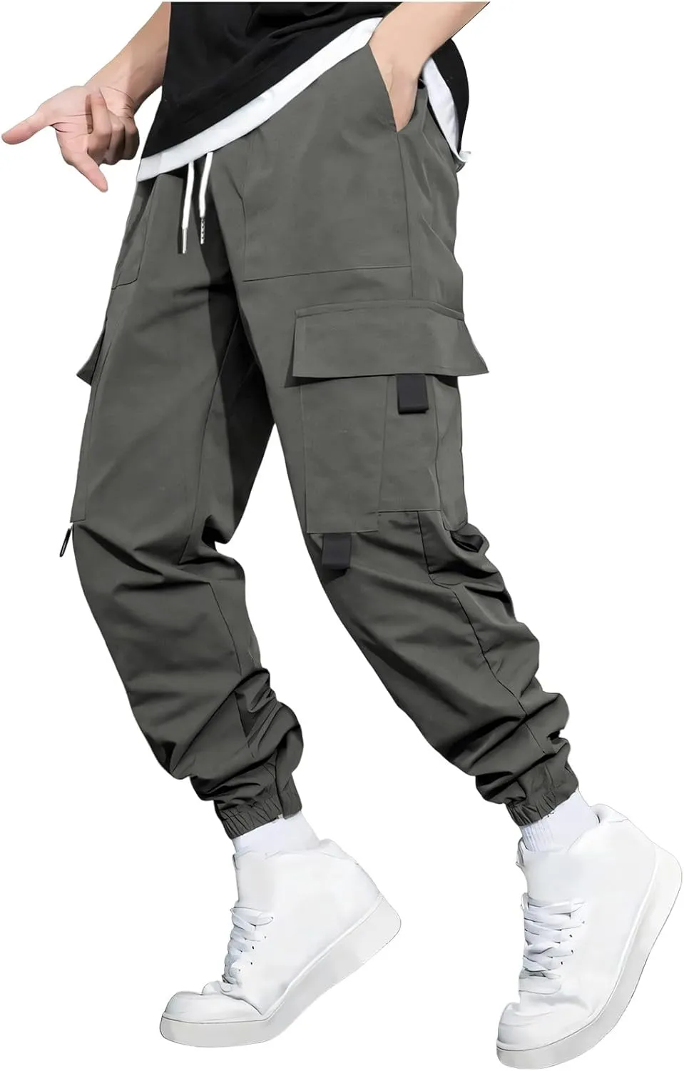 Cargo Pants for Men 2025 Heavyweight Trendy Lightweight Stretch Outdoor Trousers Men