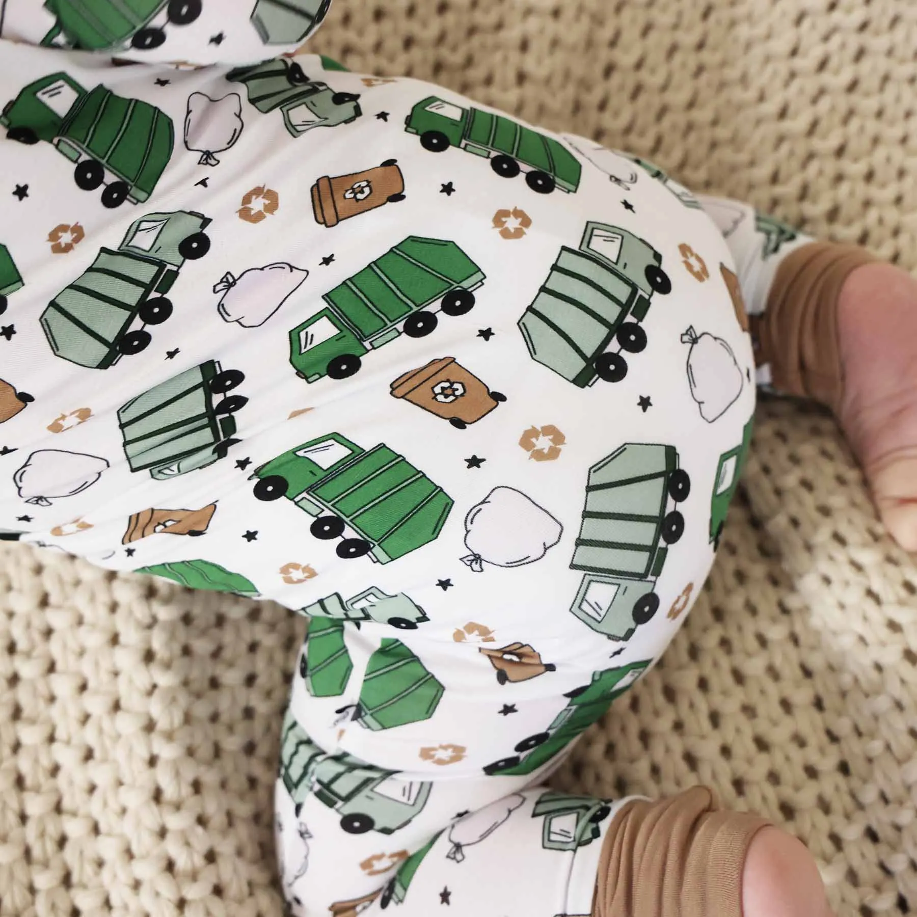 Clean Up Crew Convertible Zip Romper