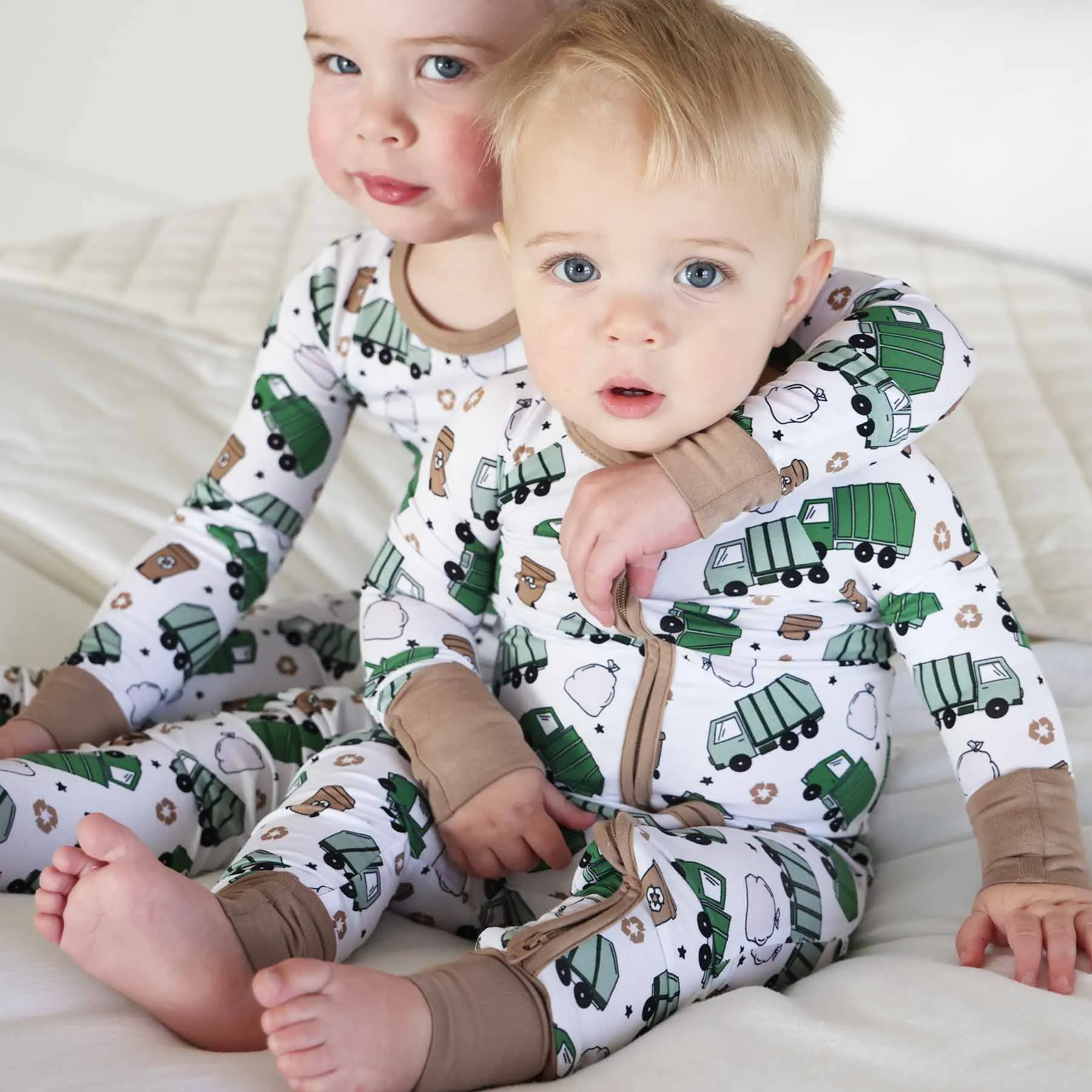 Clean Up Crew Convertible Zip Romper