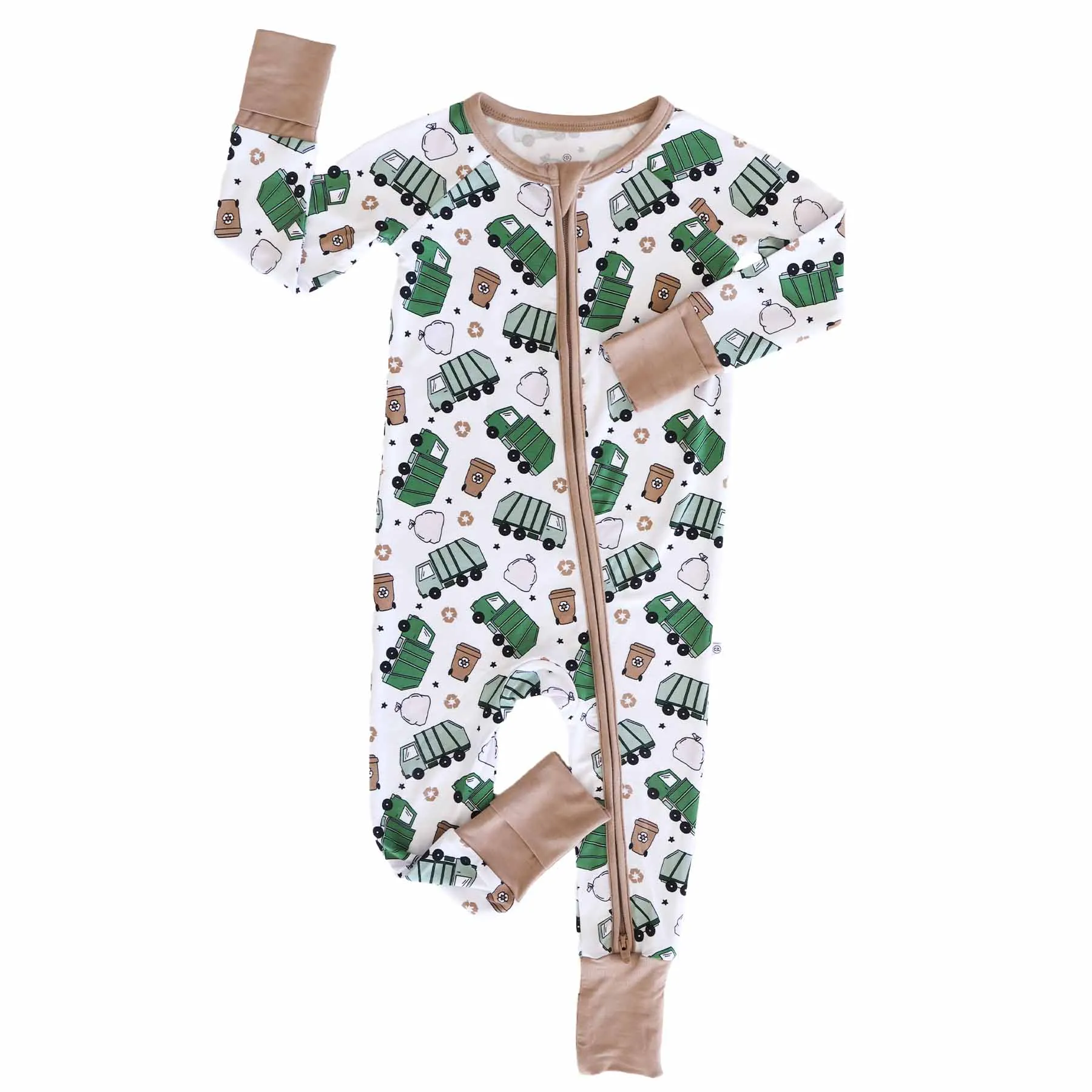Clean Up Crew Convertible Zip Romper