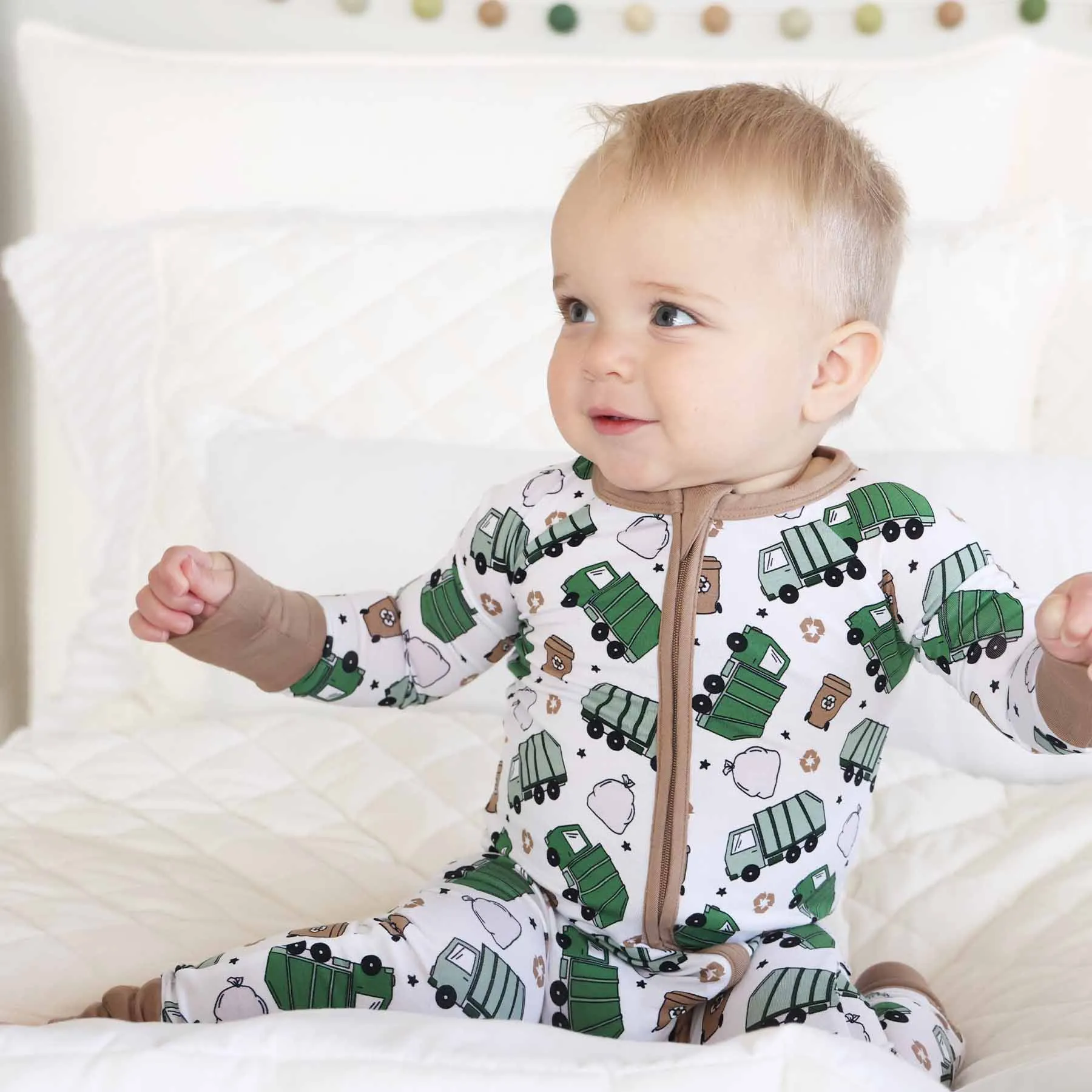 Clean Up Crew Convertible Zip Romper