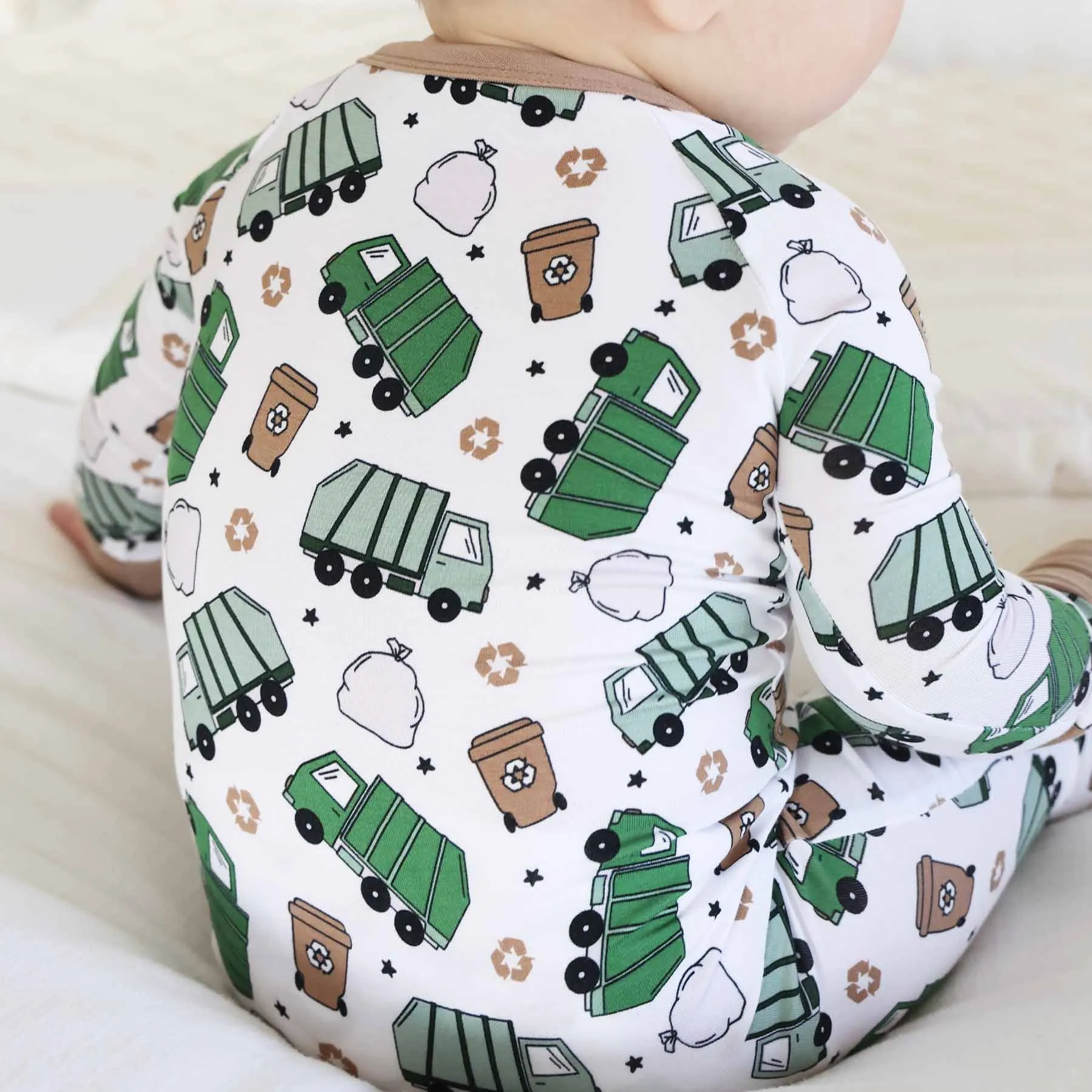 Clean Up Crew Convertible Zip Romper