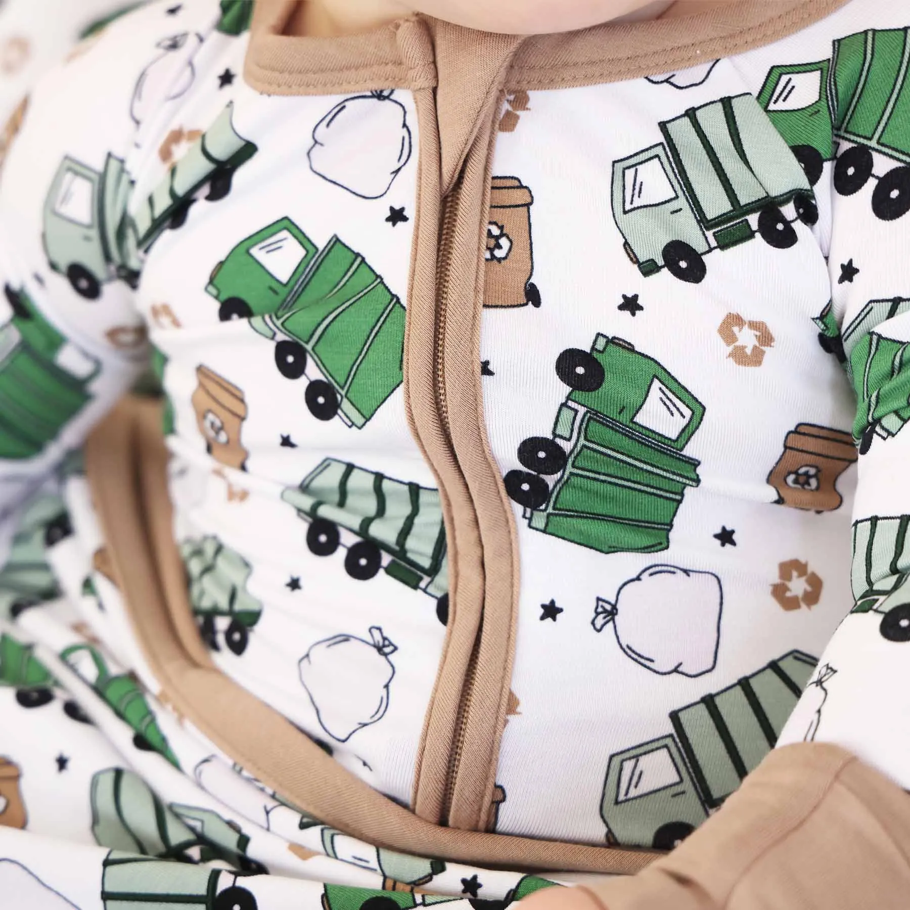 Clean Up Crew Convertible Zip Romper