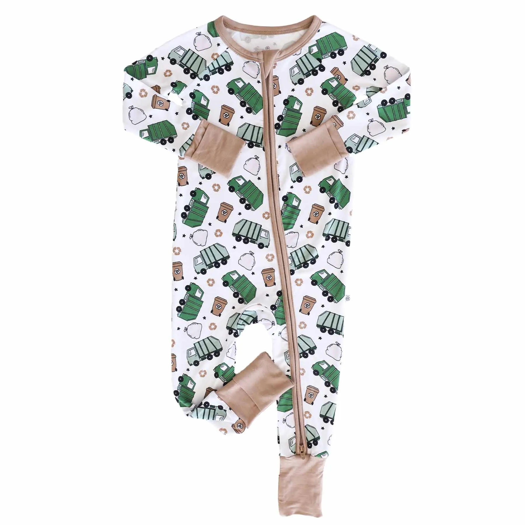 Clean Up Crew Convertible Zip Romper