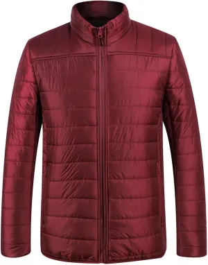 crazynekos Mens Cotton Down Jackets Winter Warm Padded Coats Outwear