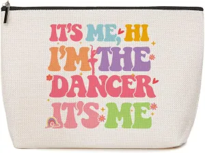 Dance Teacher Gifts Makeup Bag Cosmetic Bag Dance Stuff, Travel Organizer Toiletry Bag Funny Dancer Gifts for Girls Dance Coach Dance Lovers Dancers Birthday Teachers' Day Anniversary Women's Day