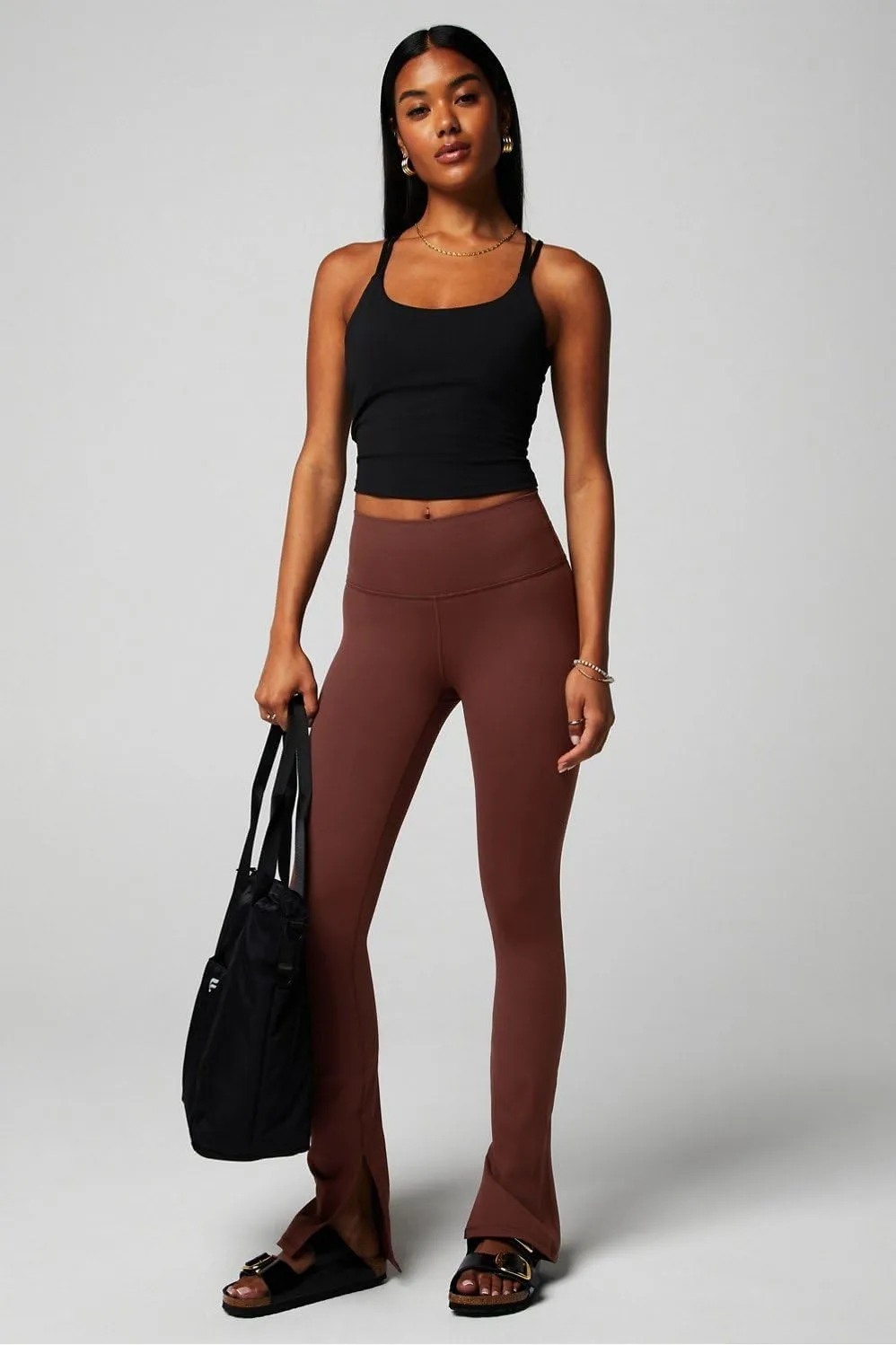 Define PowerHold Split Hem Flare Pant, Moisture-Wicking, 4-Way Stretch