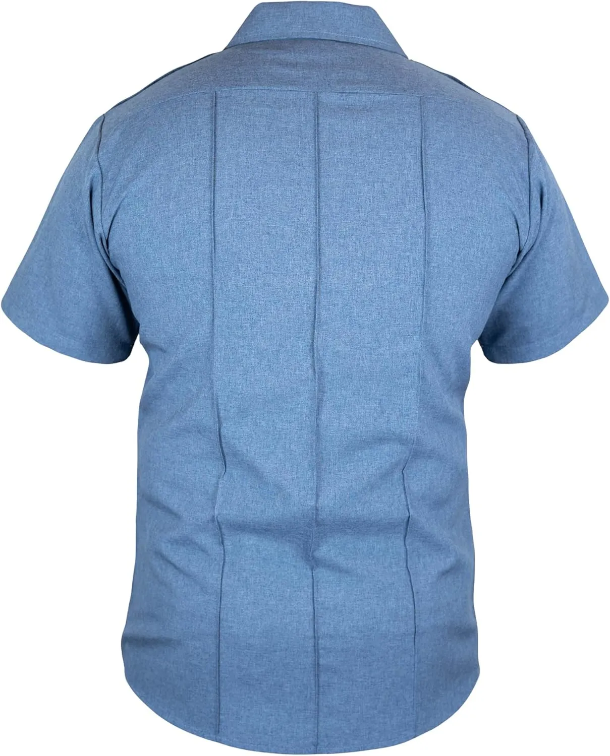 First Class 100% Polyester Short Sleeve Men's Uniform Shirt White