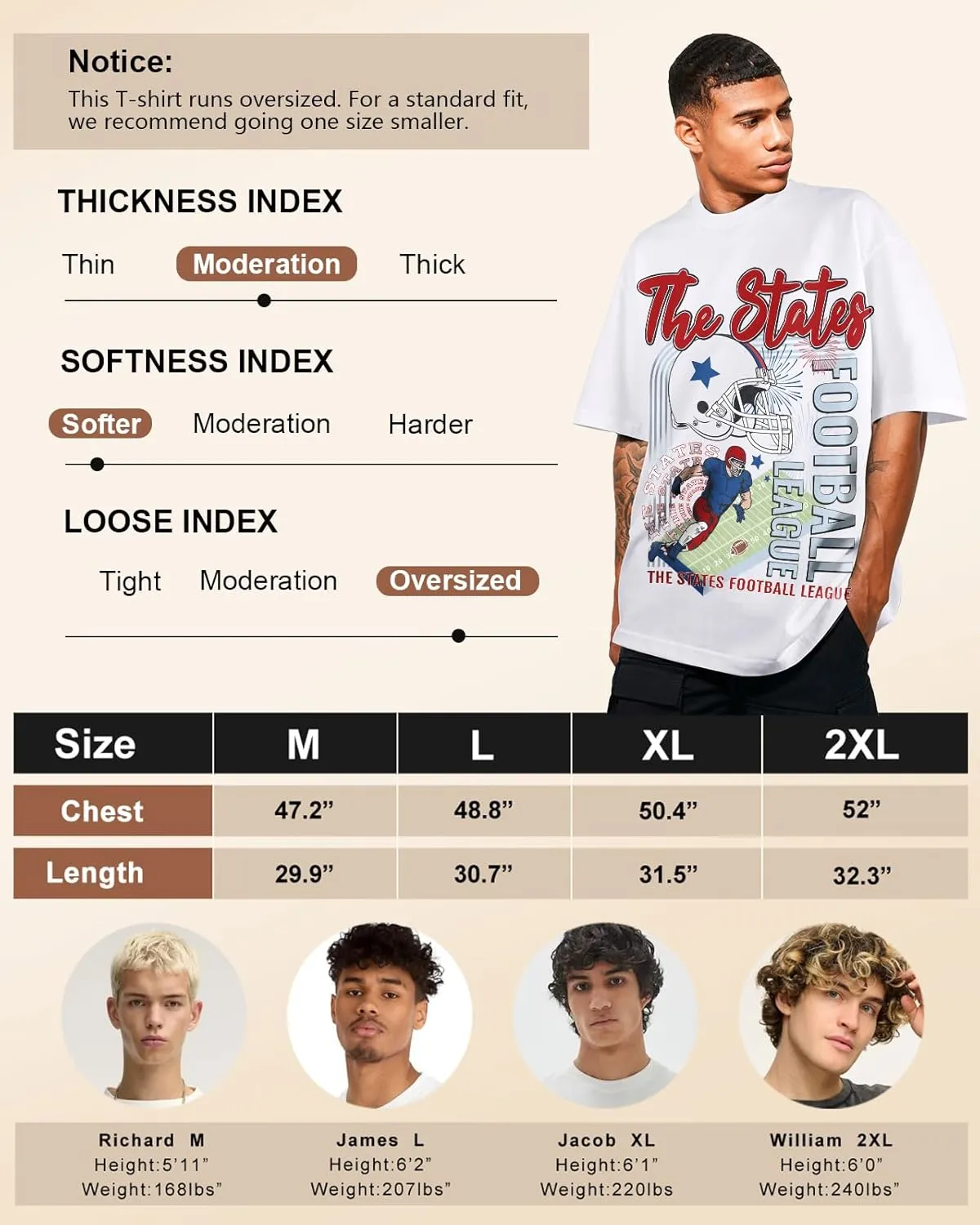 Flafens Oversized Tshirts for Men - Graphic T Shirt Tees Crewneck Short Sleeve Loose Top Over Sized Pattern Print Tops