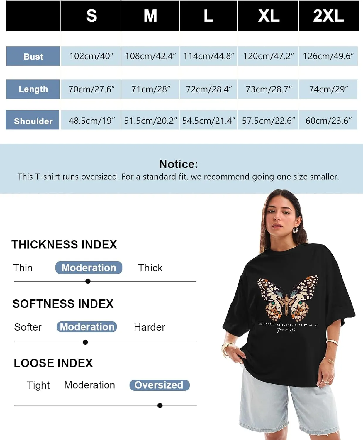 Flafens Oversized Tshirts for Women - Graphic T Shirt Loose Tees Crewneck Sleeve Top Cute Fashion Summer Pattern Print Tops