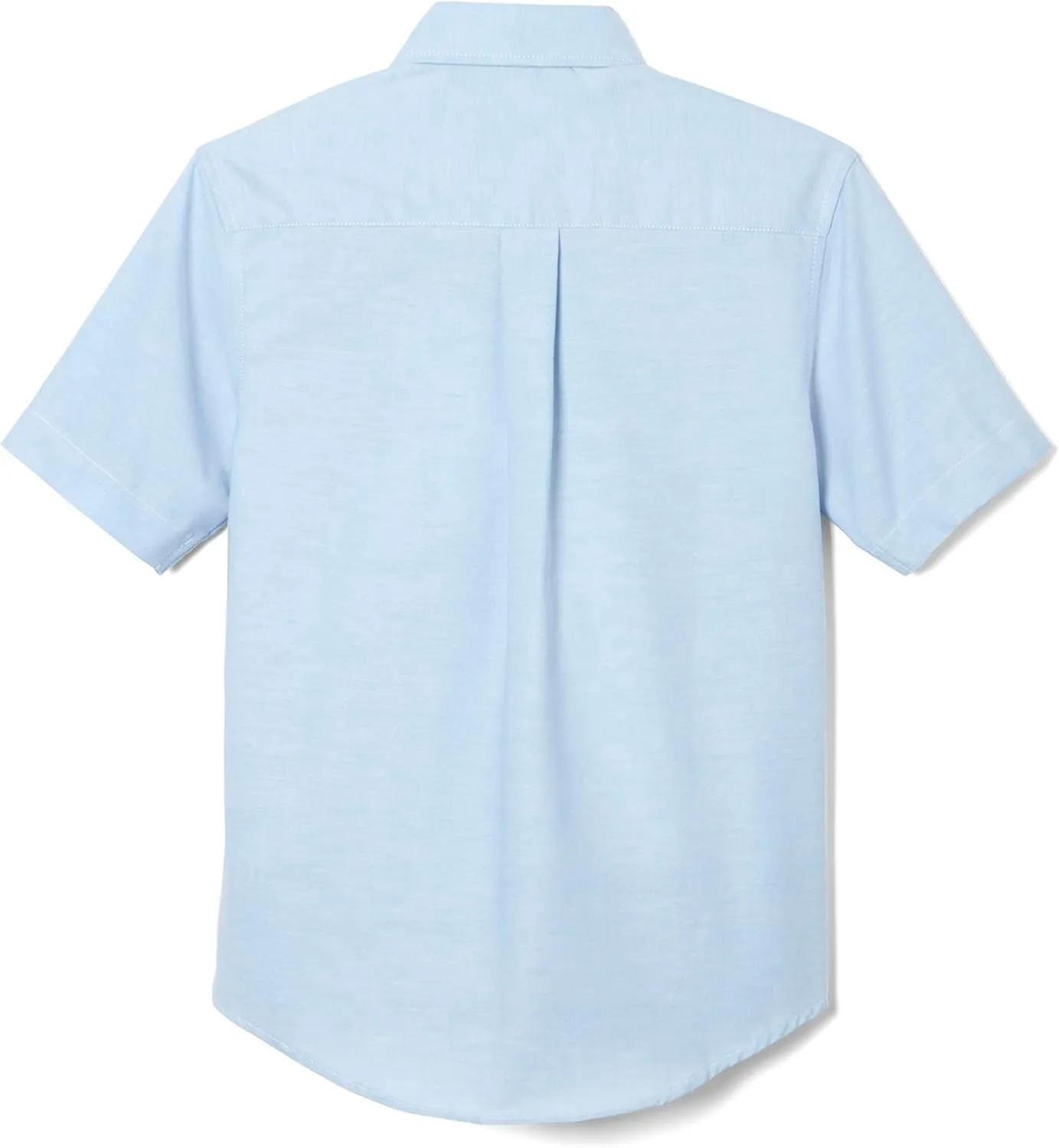 French Toast Men's Expandable Collar Short Sleeve Oxford Dress Shirt