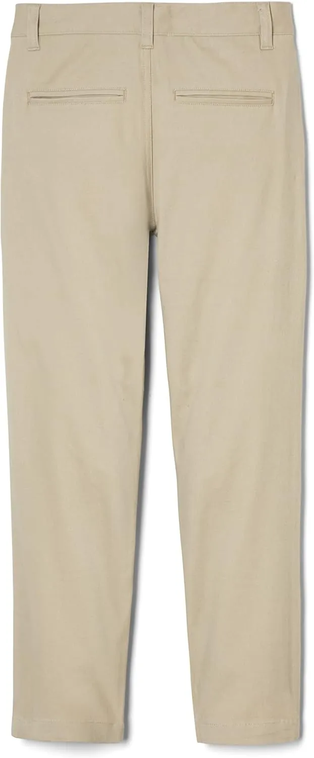 French Toast Men's Straight Fit Stretch Twill Chino Pant