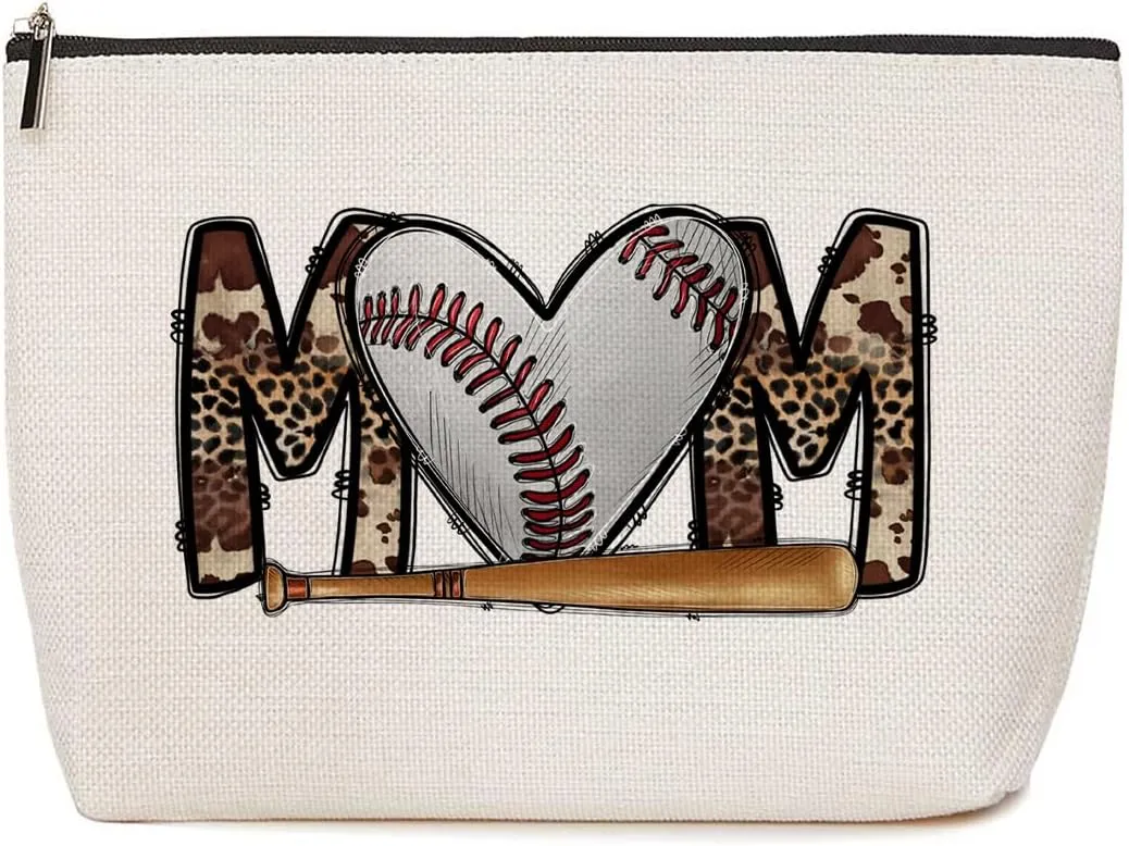 Gifts for Mom from Daughter Son Baseball Gifts Makeup Bag Baseball Accessories Mama Gifts Mom Gifts Thank You Gifts Mothers Day Birthday Gifts for Woman Baseball Lovers Fans Momma Friend