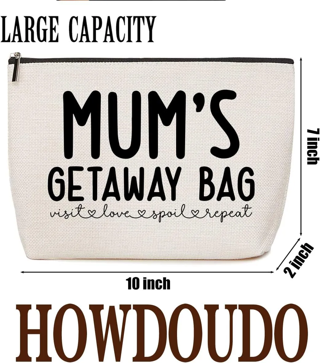 Gifts for Mom Makeup Bag Mum Gifts Mom Gifts Mom Birthday Gifts Mom Gift Mothers Gift Best Mom Ever Gifts for Women Mama Mummy Mammy to Be Stepmom Christmas Retirement Best Moms Gifts Cosmetic Bag