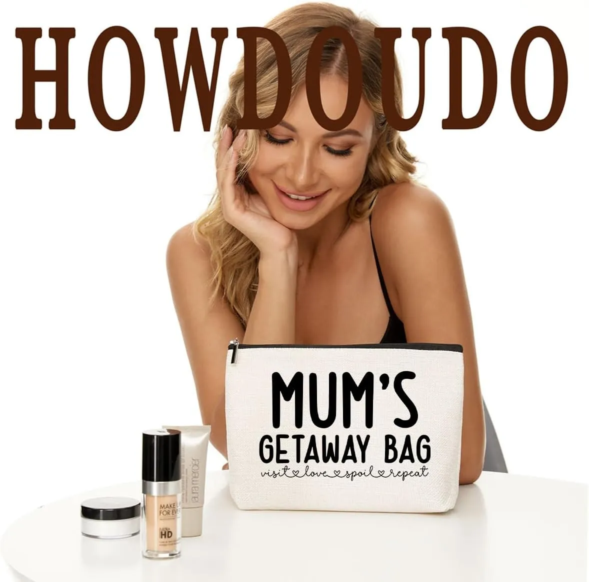 Gifts for Mom Makeup Bag Mum Gifts Mom Gifts Mom Birthday Gifts Mom Gift Mothers Gift Best Mom Ever Gifts for Women Mama Mummy Mammy to Be Stepmom Christmas Retirement Best Moms Gifts Cosmetic Bag