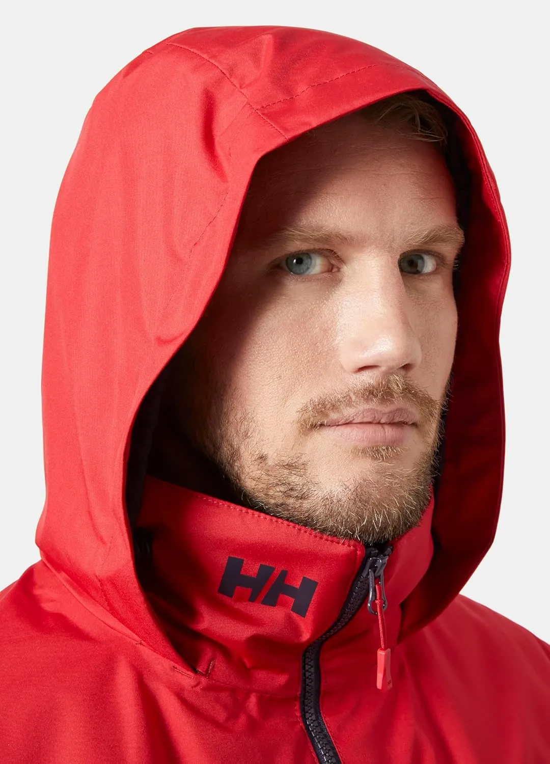 Helly-Hansen Crew Hooded Midlayer 2.0 Waterproof Jackets for Men with Insulated Windproof Sailing Fabric and Packable Hood