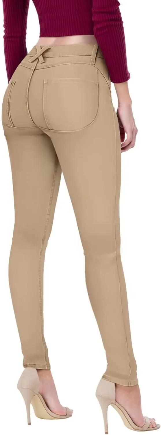 Hybrid & Company Women's Extreme Butt Lift Stretch Denim Jeans