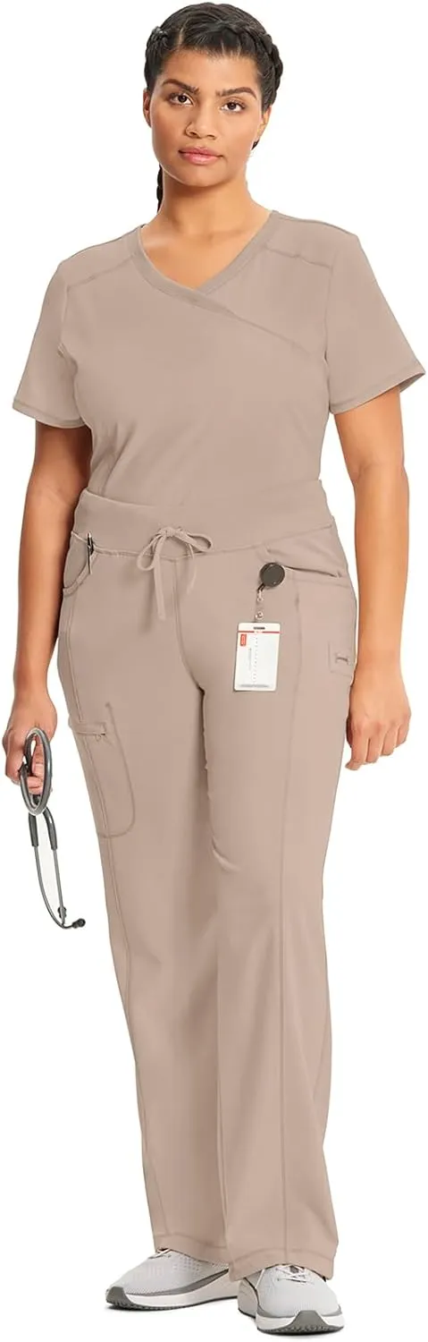 Infinity by Cherokee Straight Leg Drawstring Women Scrub Pants 360 Stretch with 4 Pockets -1123A
