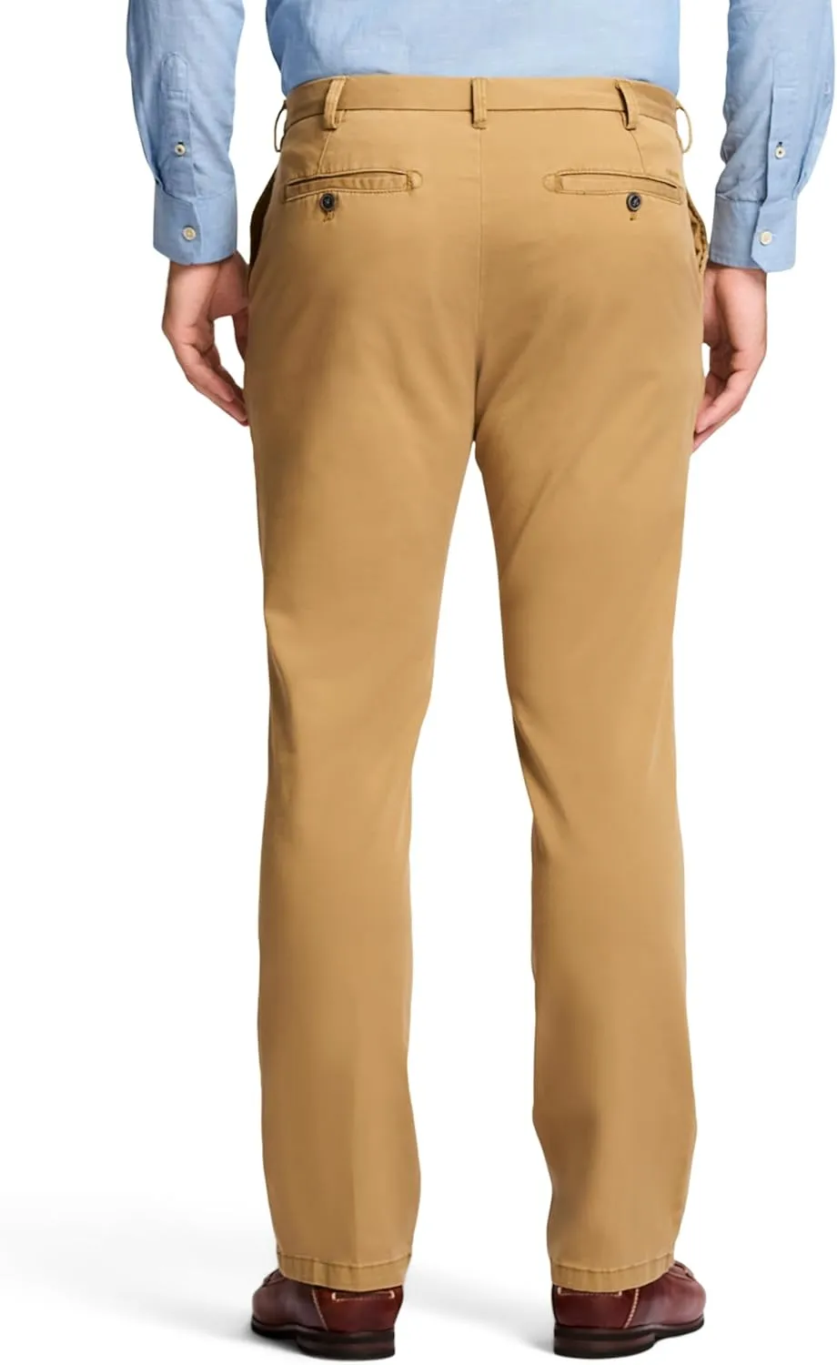 IZOD Men's Saltwater Stretch Flat Front Straight Fit Chino Pant