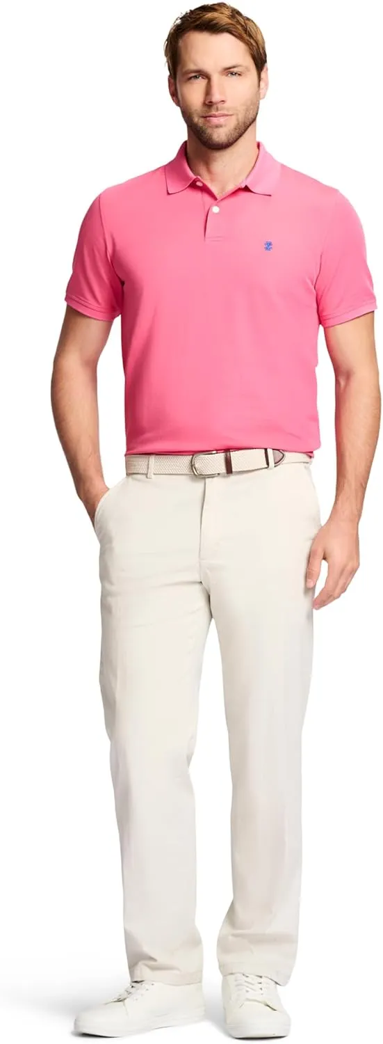 IZOD Men's Saltwater Stretch Flat Front Straight Fit Chino Pant
