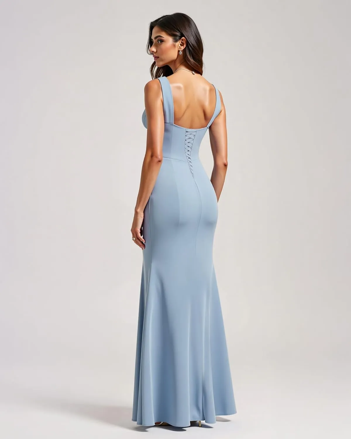 JAEDEN Bridesmaid Dresses for Women Sweetheart Chiffon Formal Evening Gown Elegant Prom Dress Slit