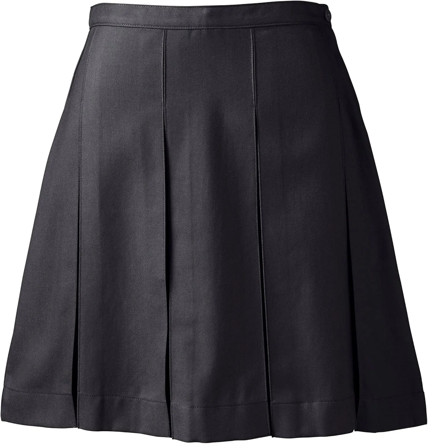 Lands' End School Uniform Women's Solid Box Pleat Skirt Above Knee