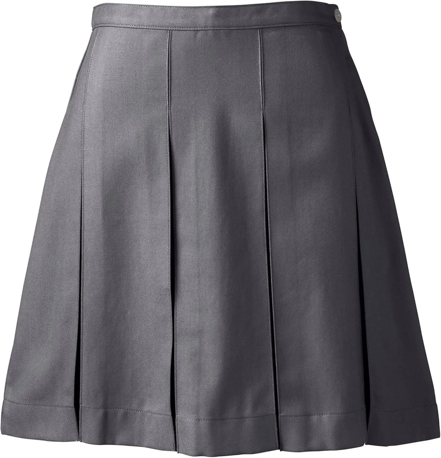 Lands' End School Uniform Women's Solid Box Pleat Skirt Above Knee