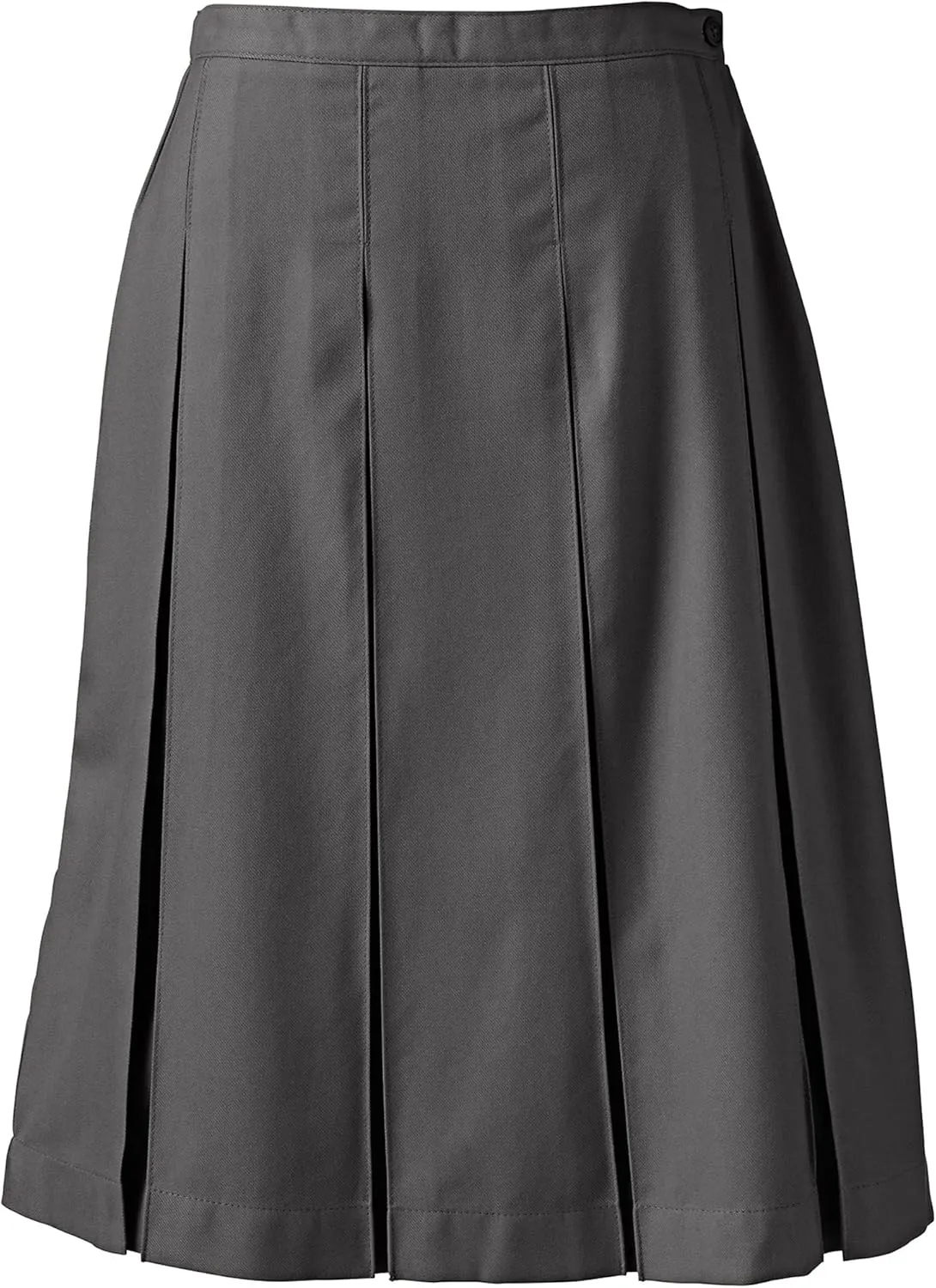Lands' End School Uniform Women's Solid Box Pleat Skirt Below The Knee