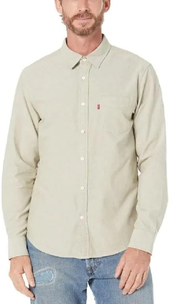 Levi's Men's Classic One Pocket Long Sleeve Button Up Shirt