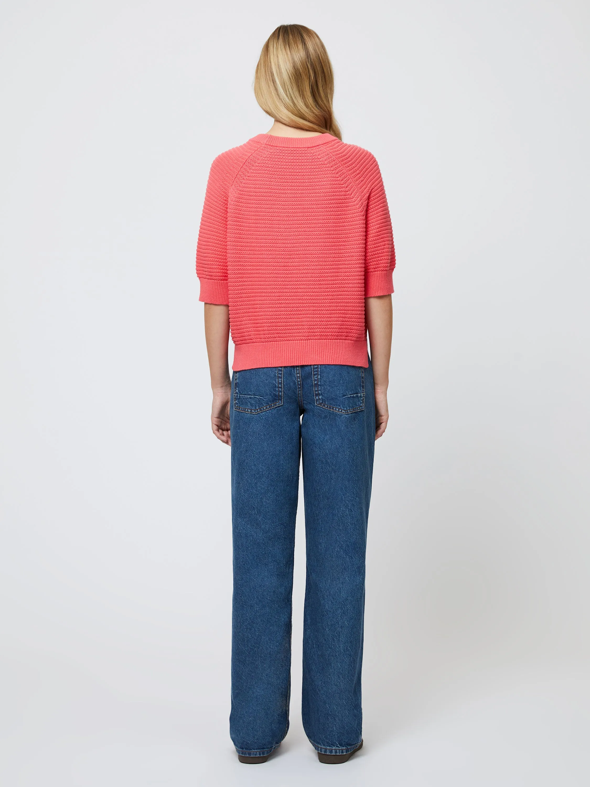 Lily Short Sleeve High Neck Top
