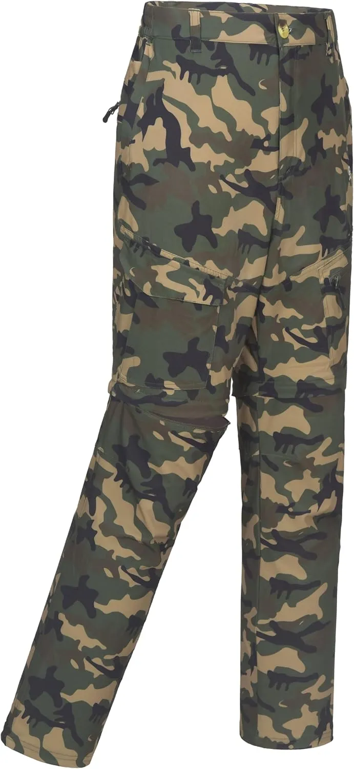 Little Donkey Andy Men's Stretch Convertible Pants, Zip-Off Quick-Dry Hiking Pants, UV Protection, Lightweight