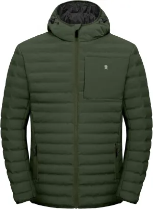 Little Donkey Andy Men's Warm Waterproof Puffer Jacket Hooded Windproof Winter Coat with Recycled Insulation