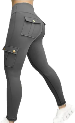 Locruz Pants, Women's high Waist Bodybuilding Butt Lifting Trousers, Tummy Control Stretch Sweatpants