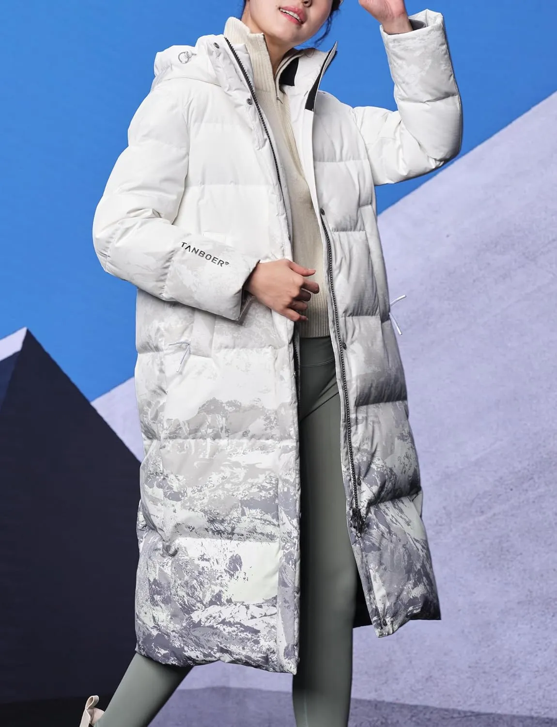 Long Puffer Coat Women Winter Jacket Thicken Windproof Down Coats for Womens Hooded Warm Quilted Jackets