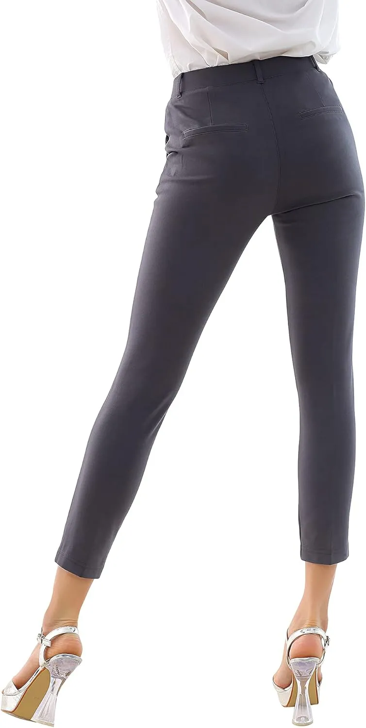 Marycrafts Women's Pull On Stretch Yoga Dress Business Work Pants