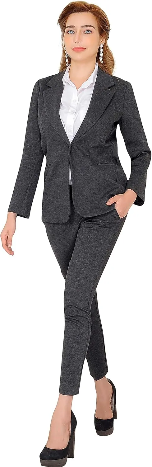 Marycrafts Women's Pull On Stretch Yoga Dress Business Work Pants
