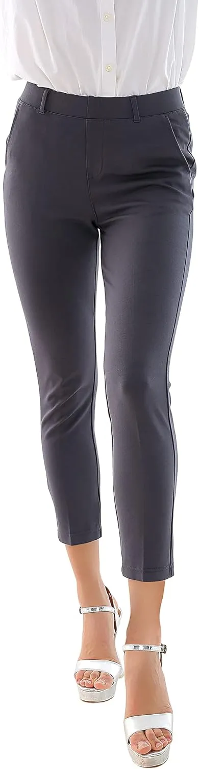 Marycrafts Women's Pull On Stretch Yoga Dress Business Work Pants