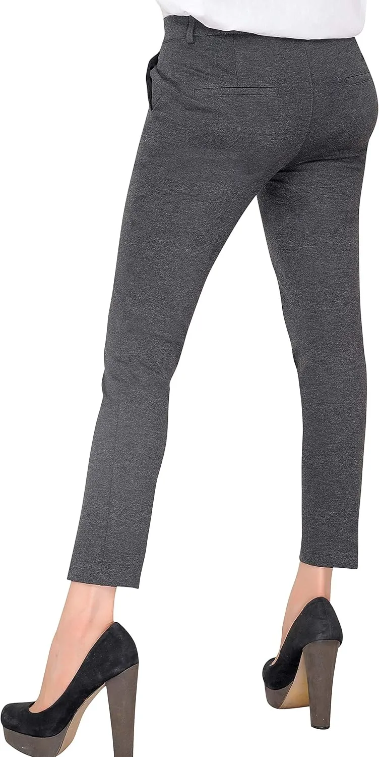 Marycrafts Women's Pull On Stretch Yoga Dress Business Work Pants